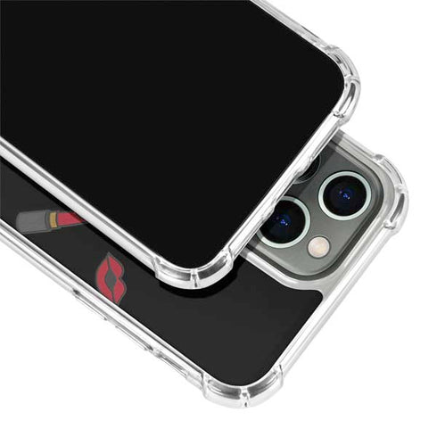 Disney Cruella (2021) Logo and Lipstick iPhone 15 Pro Clear Case
