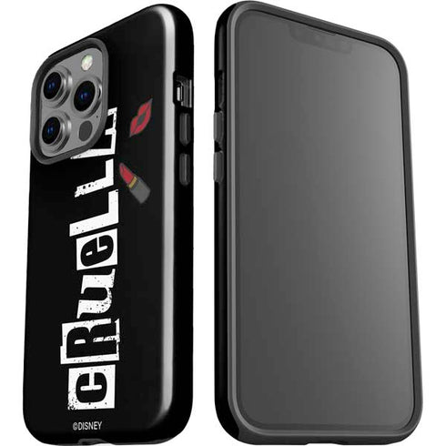Disney Cruella (2021) Logo and Lipstick iPhone 15 Pro Impact Case