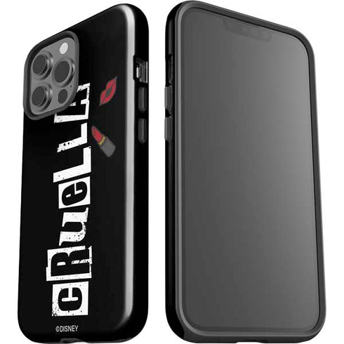 Disney Cruella (2021) Logo and Lipstick iPhone 15 Pro Max Impact Case