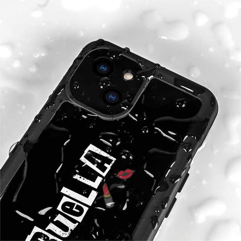 Disney Cruella (2021) Logo and Lipstick iPhone 15 Plus Waterproof Case