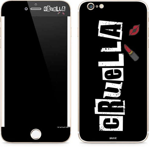 Disney Cruella (2021) Logo and Lipstick iPhone 6/6s Plus Skin