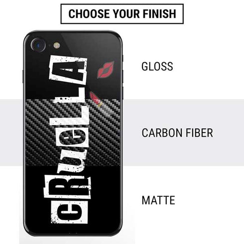 Disney Cruella (2021) Logo and Lipstick iPhone SE (2nd & 3rd Gen) Skin