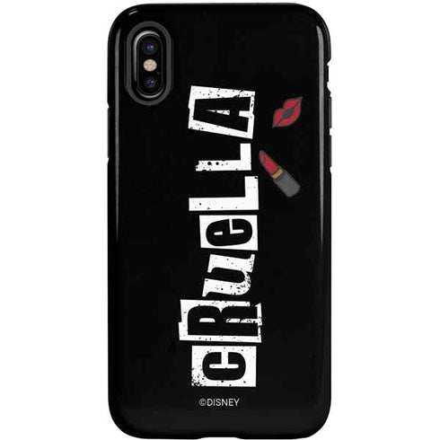 Disney Cruella (2021) Logo and Lipstick iPhone X Pro Case