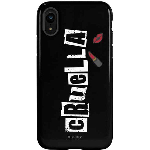 Disney Cruella (2021) Logo and Lipstick iPhone XR Pro Case