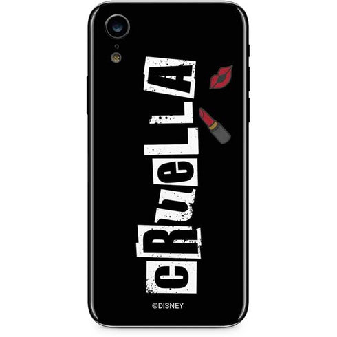 Disney Cruella (2021) Logo and Lipstick iPhone XR Skin