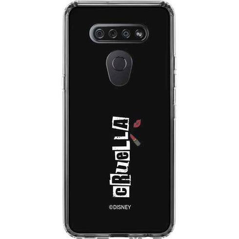 Disney Cruella (2021) Logo and Lipstick LG K51/Q51 Clear Case