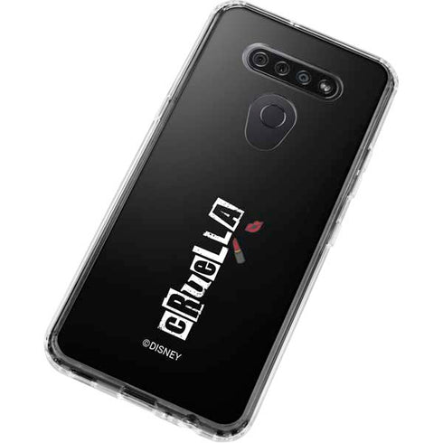 Disney Cruella (2021) Logo and Lipstick LG K51/Q51 Clear Case