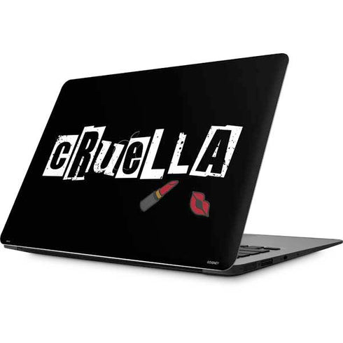 Disney Cruella (2021) Logo and Lipstick Apple MacBook Skin