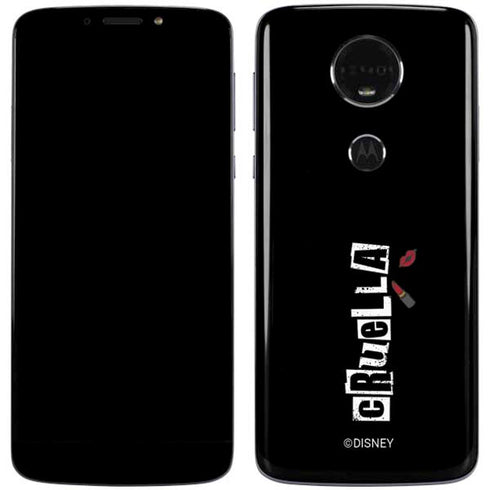 Disney Cruella (2021) Logo and Lipstick Moto E5 Plus Skin