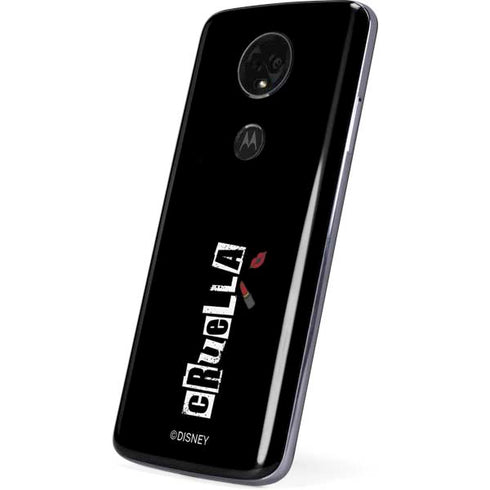 Disney Cruella (2021) Logo and Lipstick Moto E5 Plus Skin