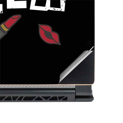 Disney Cruella (2021) Logo and Lipstick MSI GS65 Stealth Laptop Skin