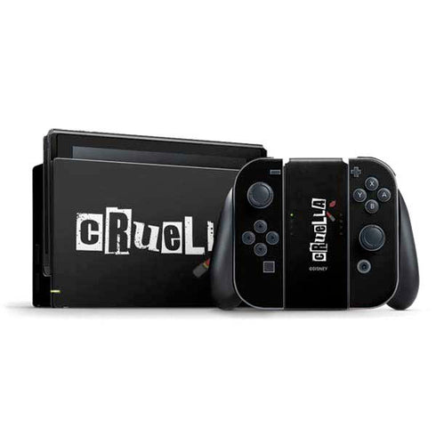 Disney Cruella (2021) Logo and Lipstick Nintendo Switch Bundle Skin