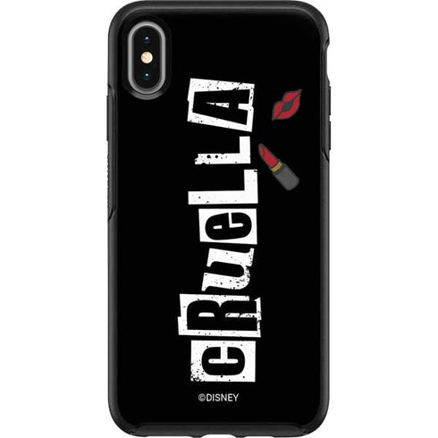 Disney Cruella (2021) Logo and Lipstick Otterbox Symmetry iPhone Skin