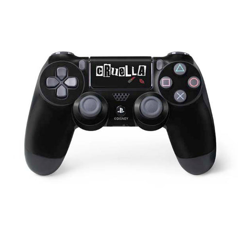 Disney Cruella (2021) Logo and Lipstick PS4 Controller Skin