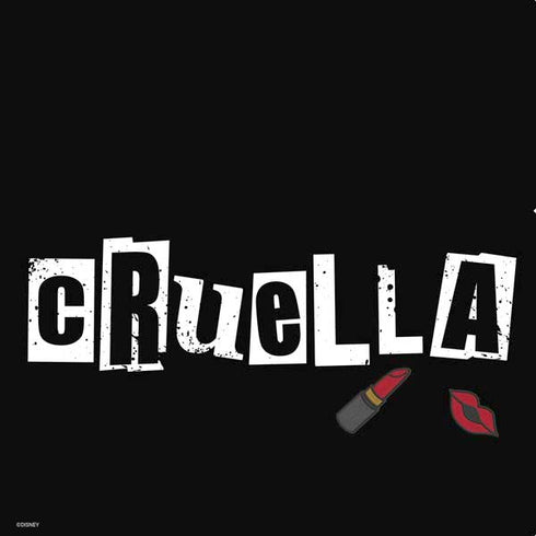 Disney Cruella (2021) Logo and Lipstick PS4 Slim Skin