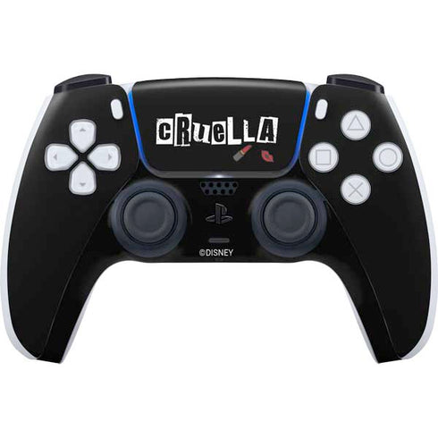 Disney Cruella (2021) Logo and Lipstick PS5 Controller Skin