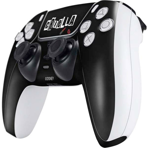 Disney Cruella (2021) Logo and Lipstick PS5 Controller Skin