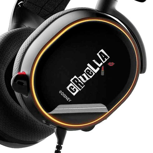 Disney Cruella (2021) Logo and Lipstick SteelSeries Arctis 5 Skin