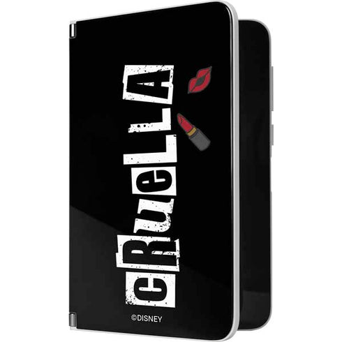 Disney Cruella (2021) Logo and Lipstick Surface Duo Skin