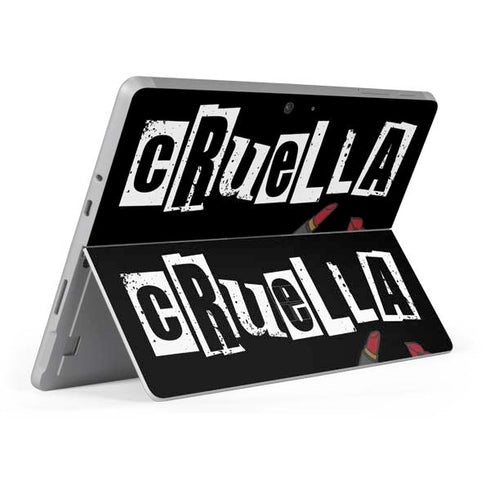 Disney Cruella (2021) Logo and Lipstick Surface Go Skin