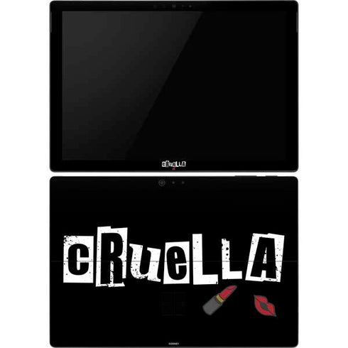 Disney Cruella (2021) Logo and Lipstick Surface Pro 6 Skin