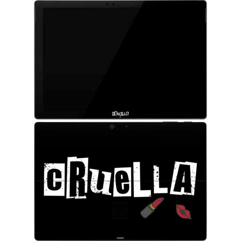 Disney Cruella (2021) Logo and Lipstick Surface Pro 7 Skin