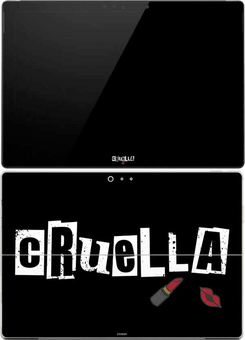 Disney Cruella (2021) Logo and Lipstick Surface Pro (2017) Skin