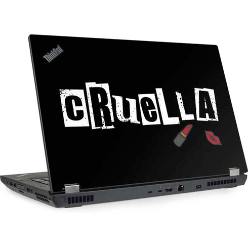 Disney Cruella (2021) Logo and Lipstick Lenovo ThinkPad Skin