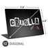 Disney Cruella (2021) Logo and Lipstick Universal Laptop 12in (9.8 x 6.8in) Skin