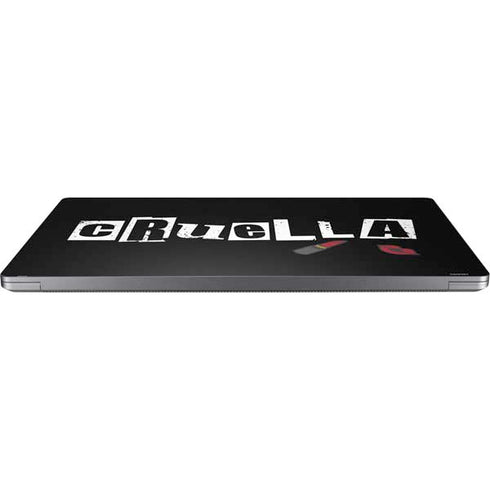 Disney Cruella (2021) Logo and Lipstick Universal Laptop 12in (9.8 x 6.8in) Skin