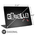 Disney Cruella (2021) Logo and Lipstick Universal Laptop 14in (11.4 x 8.2in) Skin