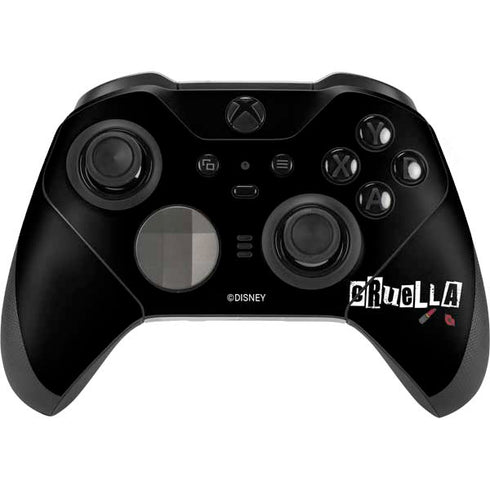Disney Cruella (2021) Logo and Lipstick Xbox Elite Wireless Controller Series 2 Skin