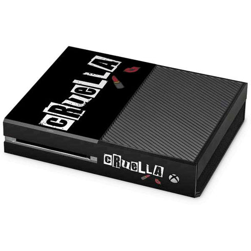 Disney Cruella (2021) Logo and Lipstick Xbox One Console Skin