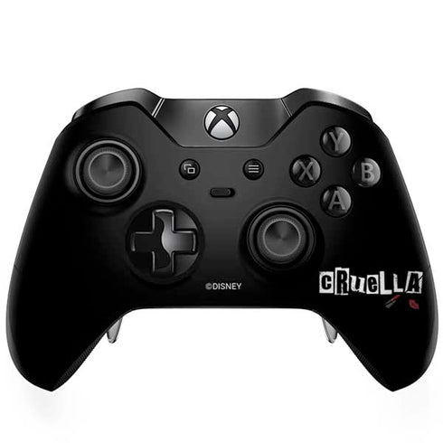 Disney Cruella (2021) Logo and Lipstick Xbox One Elite Controller Skin