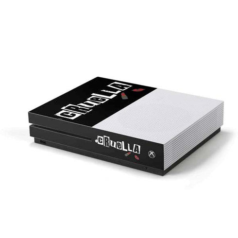 Disney Cruella (2021) Logo and Lipstick Xbox One S Console Skin
