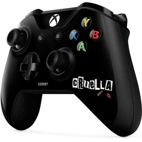 Disney Cruella (2021) Logo and Lipstick Xbox One X Controller Skin