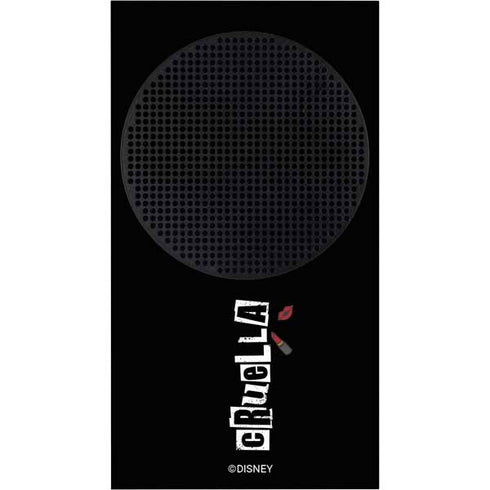 Disney Cruella (2021) Logo and Lipstick Xbox Series S Console Skin