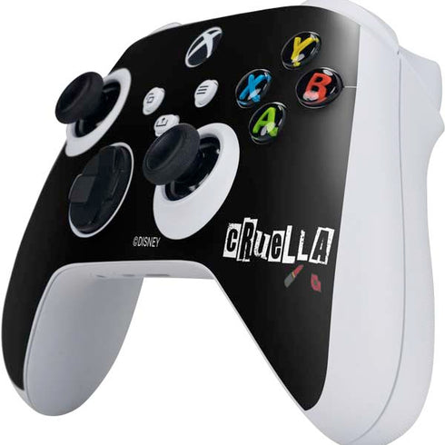 Disney Cruella (2021) Logo and Lipstick Xbox Series S Controller Skin