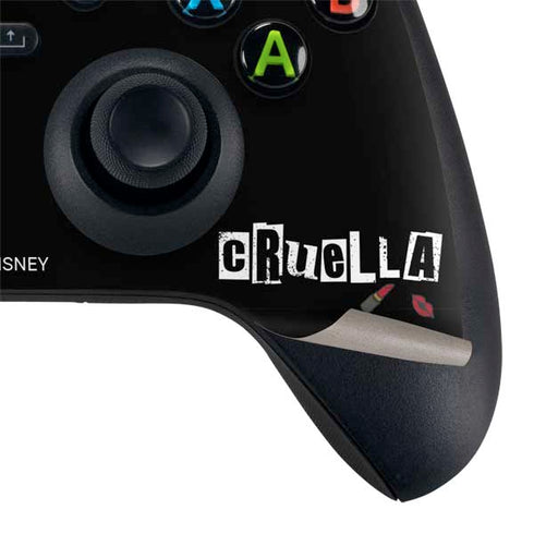 Disney Cruella (2021) Logo and Lipstick Xbox Series X Controller Skin