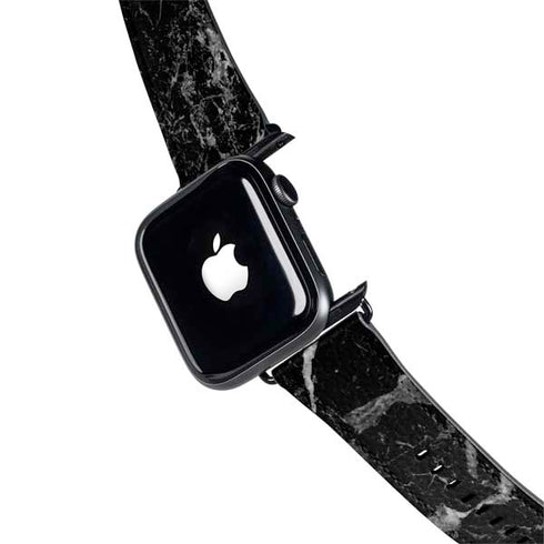 Crushed Black Apple Watch Band 42-44mm
