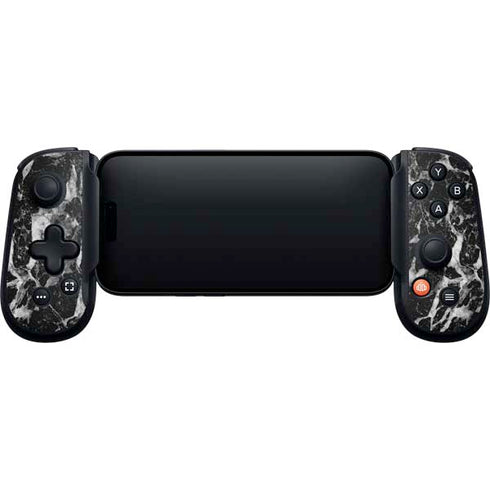 Crushed Black Backbone One for iPhone Game Controller Skin