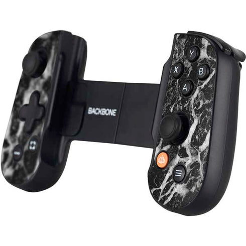 Crushed Black Backbone One for iPhone Game Controller Skin