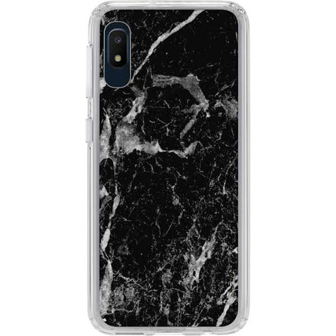 Crushed Black Galaxy A10e Clear Case