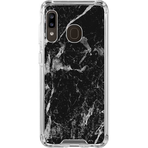 Crushed Black Galaxy A30 Clear Case