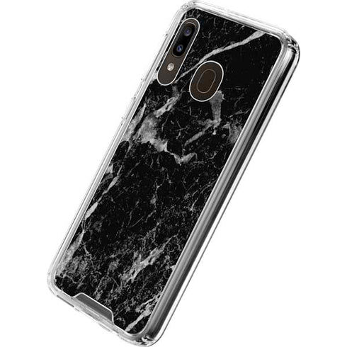 Crushed Black Galaxy A30 Clear Case