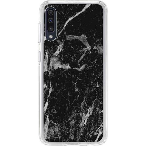 Crushed Black Galaxy A50 Clear Case