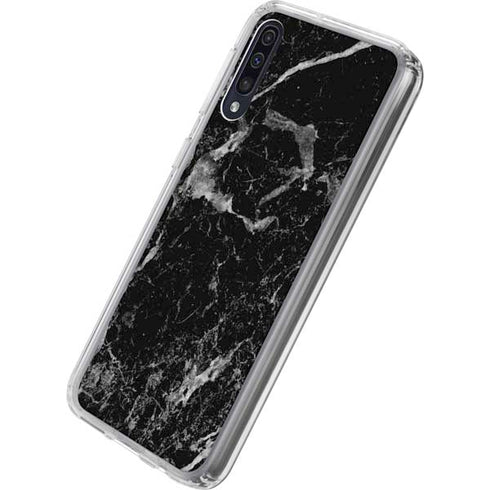 Crushed Black Galaxy A50 Clear Case