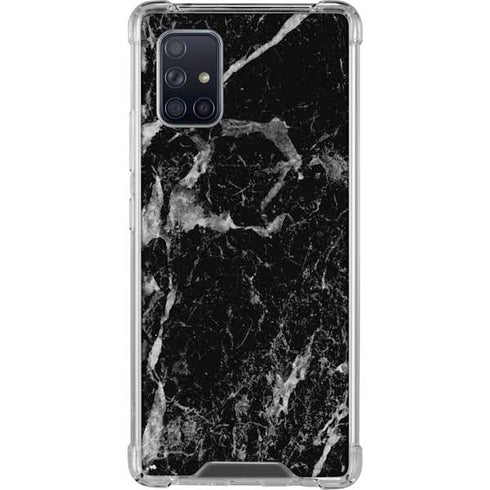 Crushed Black Galaxy A71 5G Clear Case