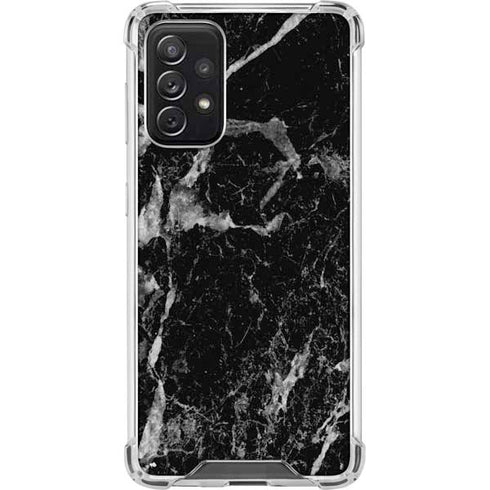 Crushed Black Galaxy A72 5G Clear Case