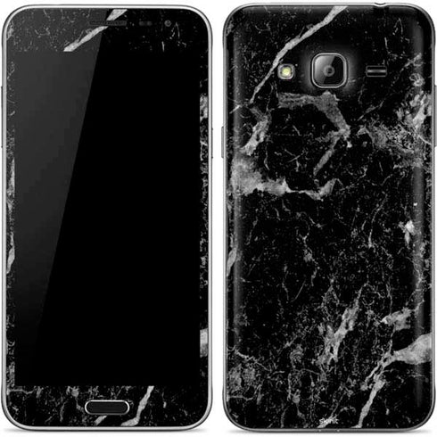 Crushed Black Galaxy J3 Skin